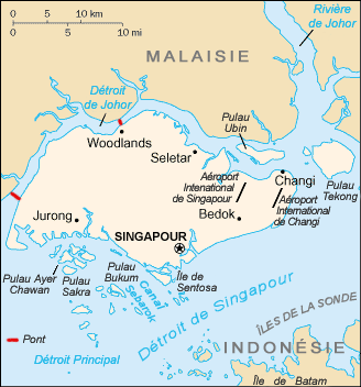 carte singapour
